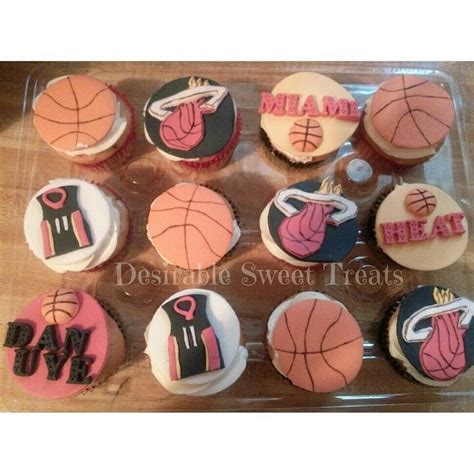 Miami Heat Cupcakes Sweet Treats Sweet Cupcakes