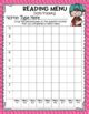 Reading Response Menus Digital And Printable EDITABLE By Not So Wimpy