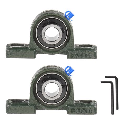 Uxcell Pcs Ucp Pillow Block Bearing Solid Cast Iron Base