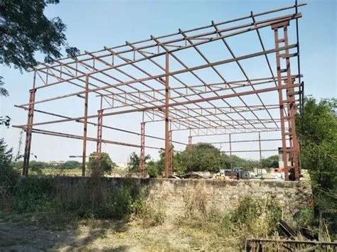 Ms Prefab Mild Steel Roofing Shed Structure At Rs 120sq Ft In