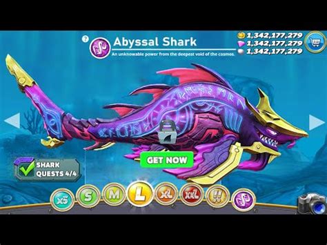 Hungry Shark World New Update New Abyssal Shark Unlocked All 40