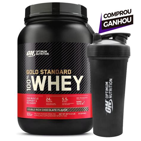 Whey Optimum Nutrition 100 Whey Protein 909g Gsn Suplementos