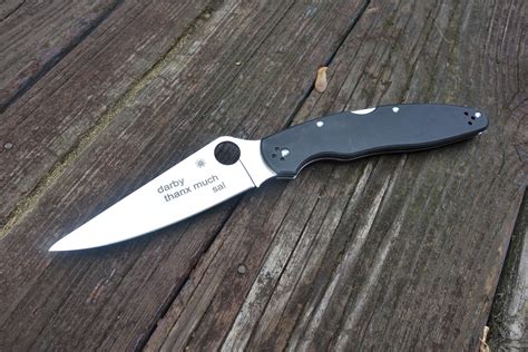 Police4 pics and impressions ( pics restored ) - Spyderco Forums