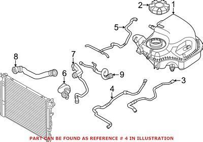 Genuine OEM Engine Coolant Overflow Hose For BMW 17127933658 EBay