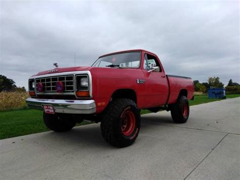 1984 Dodge 4x4 Red 318727 Classic Dodge Power Wagon 1984 For Sale