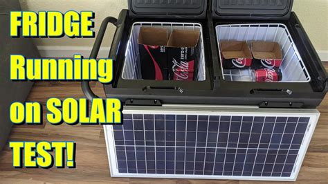 Fridge Running On Solar Power Test Newair Refrigerator Freezer Combo