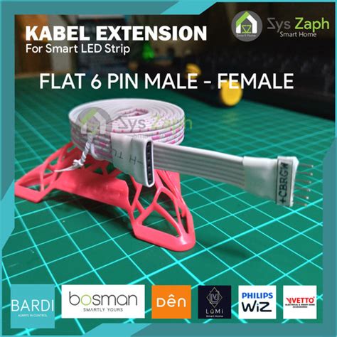 Jual Kabel Extension Smart Led Strip Bardi Rgbww 6 Pin Male Female