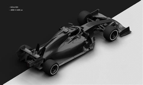 Premium PSD | Isolated realistic shiny metalic black speed racing sport ...