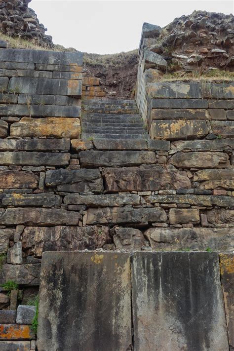 Premium Photo | Chavin archaeological site, peru. pre-inca ruins of