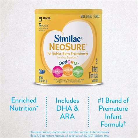 Similac Neosure Nutrition Facts - Bios Pics