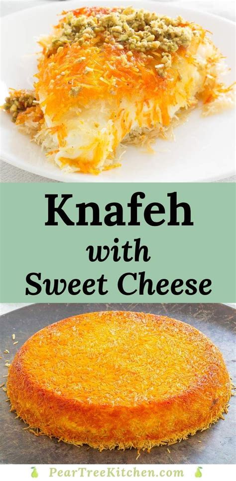 Middle Eastern Knafeh Middle Eastern Desserts Kunafa Recipe Sweet