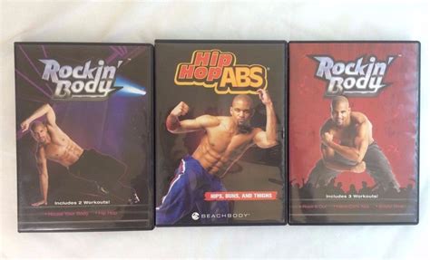 Shaun T Beachbody Rockin Body And Hip Hop Abs Extreme Cardio Dvd Set