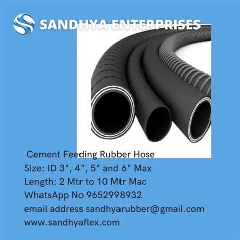 Black M Cement Feeding Rubber Hose At Rs Meter In Hyderabad Id