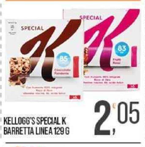 Kellogg S Special K Barretta Linea G Offerta Di Cash Pro