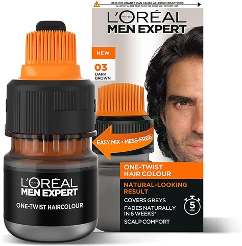 L Oreal Paris Men Expert One Twist Hair Colour Black Hair Dye For Men