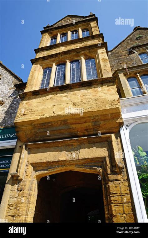 Stone Entrance Arch And The Windows To The Manor Court House Along Fore