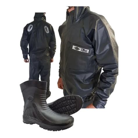 Kit Capa De Chuva Moto Pvc Bota Impermeavel Motoqueiro Shopee Brasil