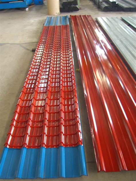 China Ppgi Ppgl Corrugated Metal Roof Tiles Sheet Of Construction Materials Photos And Pictures