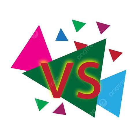 Vs Transparent Background, Vs Transparent, Vs, Coloring PNG and Vector ...