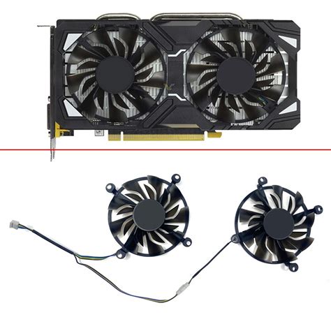 Novo Mm Pin Ventilador De Refrigera O Gtx Gtx Gpu Para Zotac