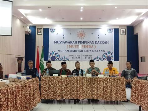 Musypimda Pdm Kota Malang Tetapkan Calon Berikut Nama Namanya Klikmu