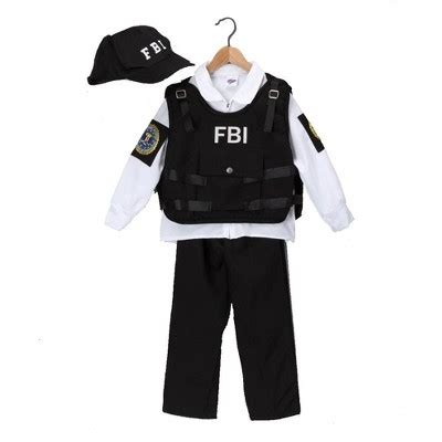 Dress Up America Fbi Costume For Kids - Police Costume Set - Small : Target