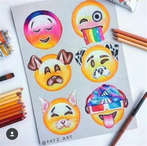 cute emoji drawings