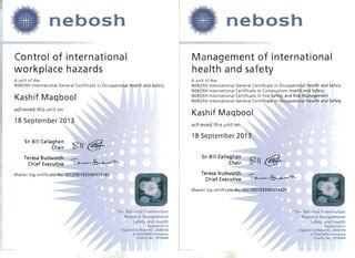 Nebosh Igc All Certificates Final Pdf