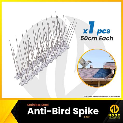 Nogcc Nog Pc Cm Long Stainless Steel Bird Spikes Anti Bird