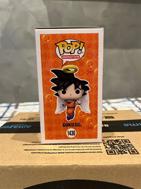 Funko Pop Action Figure Dragonball Z Goku With Wings Glow