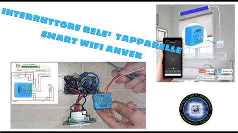 Interruttore Tapparelle Wifi Anvek Controllo Con App Smart Life Tuya