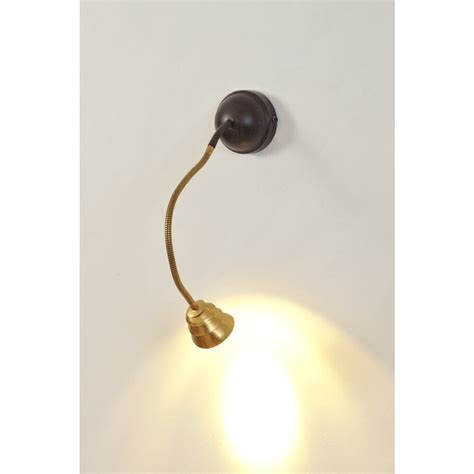 Holländer SNAIL TWO Wandleuchte Braun Gold Schwarz 300 K 13149 X