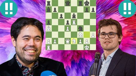 Unstoppable Attack By Hikaru On Magnus Magnus Carlsen Vs Hikaru