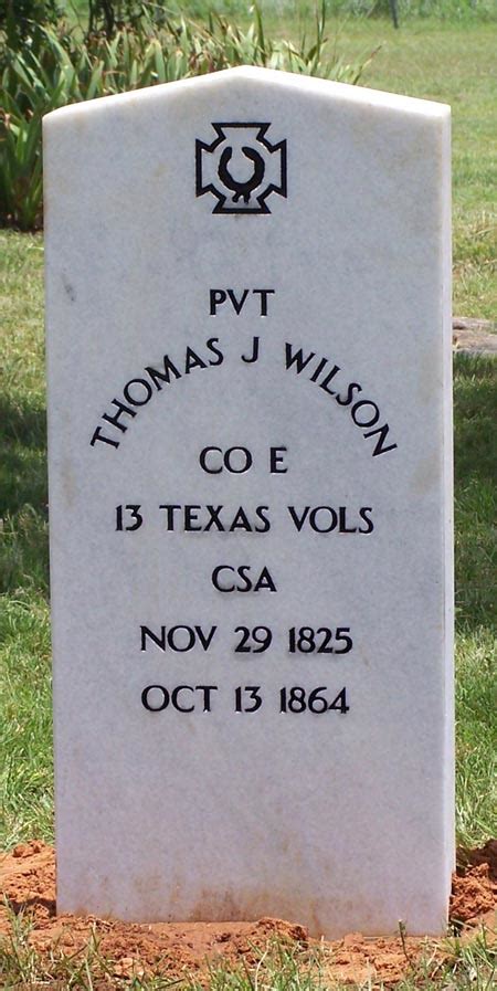 Pvt Thomas Jefferson Doc Wilson Find A Grave Memorial