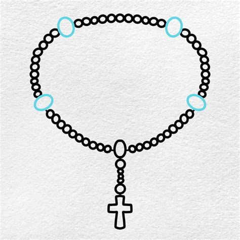 Rosary Drawing Helloartsy