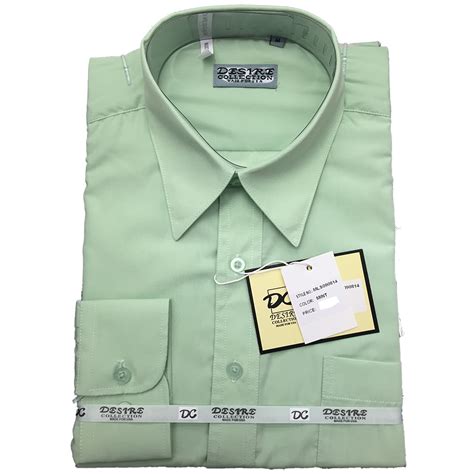 Mens Dress Shirt Classic Long Sleeve Regular Fit Front Pocket Dress Shirt Ebay