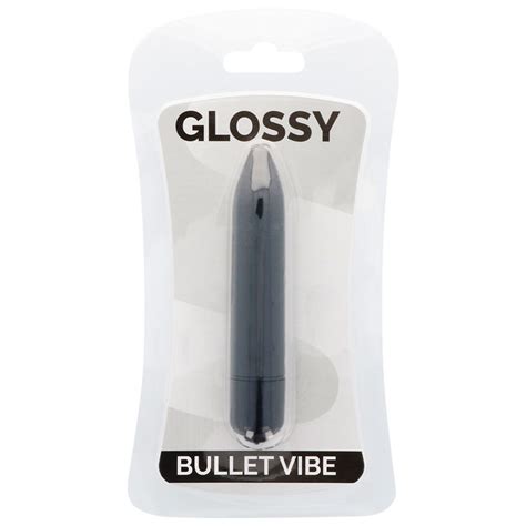 GLOSSY THIN VIBRADOR NEGRO Seductime Sex Shop