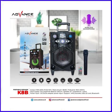 Jual Speaker Bluetooth Advance K B Speaker Pa Hi Fi Portable