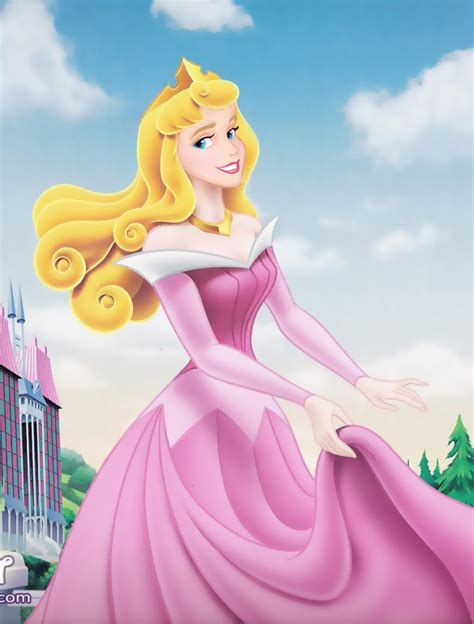 Disney Princess Wearing A Pink Dress