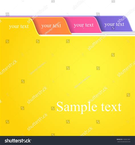 7,950 Folder Tab Images, Stock Photos & Vectors | Shutterstock