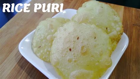 Rice Puri चावल पुरी Youtube