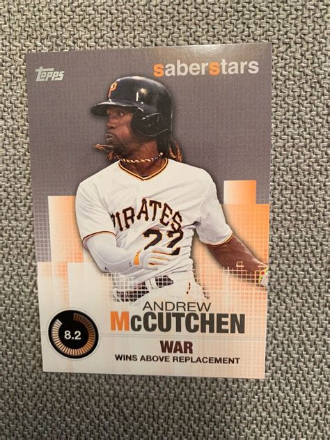 Topps Baseball Saber Stars Sst Andrew Mccutchen Pittsburgh