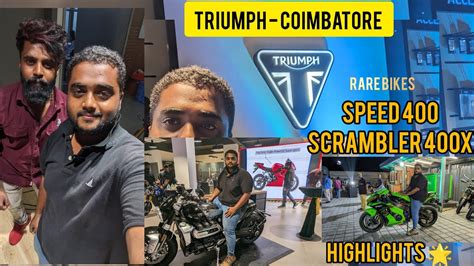 TRIUMPH Coimbatore Speed 400 And Scrambler 400 X Khivraj Triump