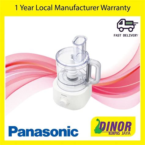 Panasonic Food Processor Mk F310wsk With 5 Accessories For 18 Functions