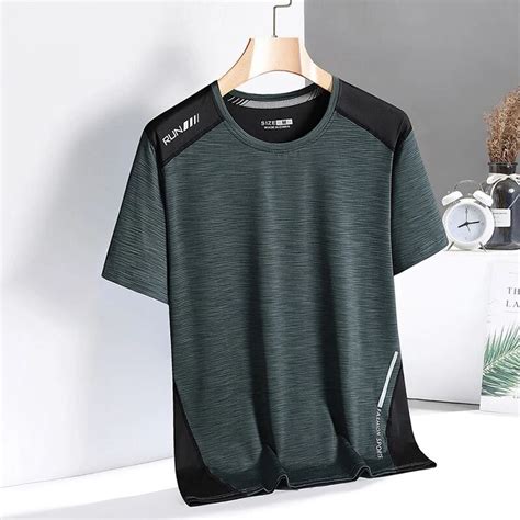 Plus Lofts Quick Dry Sport T Shirt Men S Short Sleeves Summer