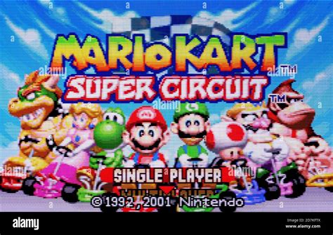 Mario Kart Super Circuit Logo