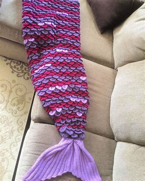 23 Free Crochet Mermaid Tail Patterns Mermaid Tail Blanket