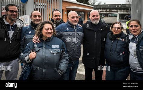 Turin Italy January Stefano Bonaccini Candidate For