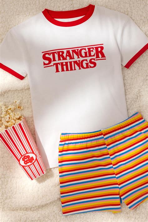 Buy Vanilla Underground Red Stranger Things Girls Licensing Short