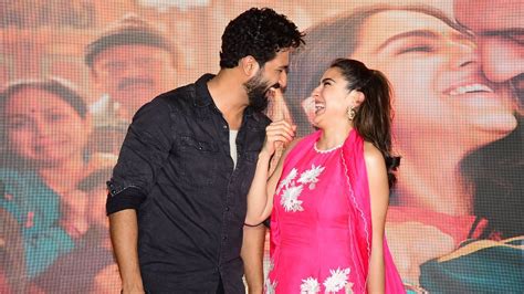 Vicky Kaushal And Sara Ali Khan Do The Desi Twist At The Zara Hatke Zara Bachke Music Launch